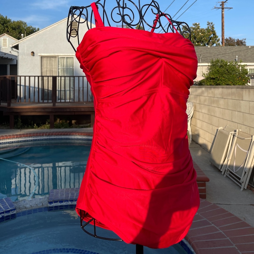 Bright Red swim suit